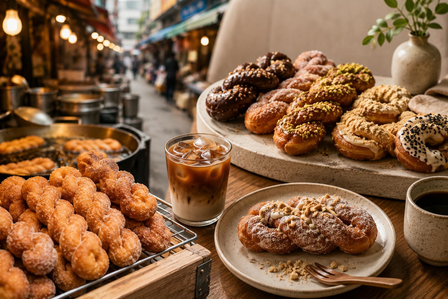 [K-Street Food] The Evolution of Korean Doughnuts: Kkwabaegi & Donut