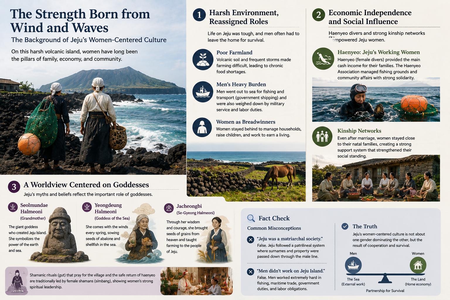 Pillars of the Island: The Roots of Jeju's Women-Centered Culture