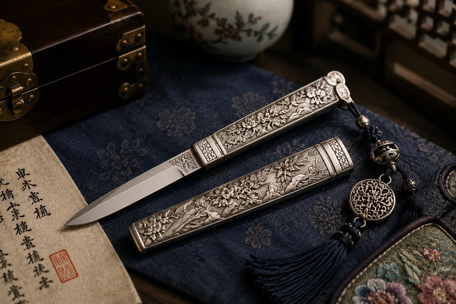 Eunjangdo (은장도): A Traditional Korean Silver Craft Accessory