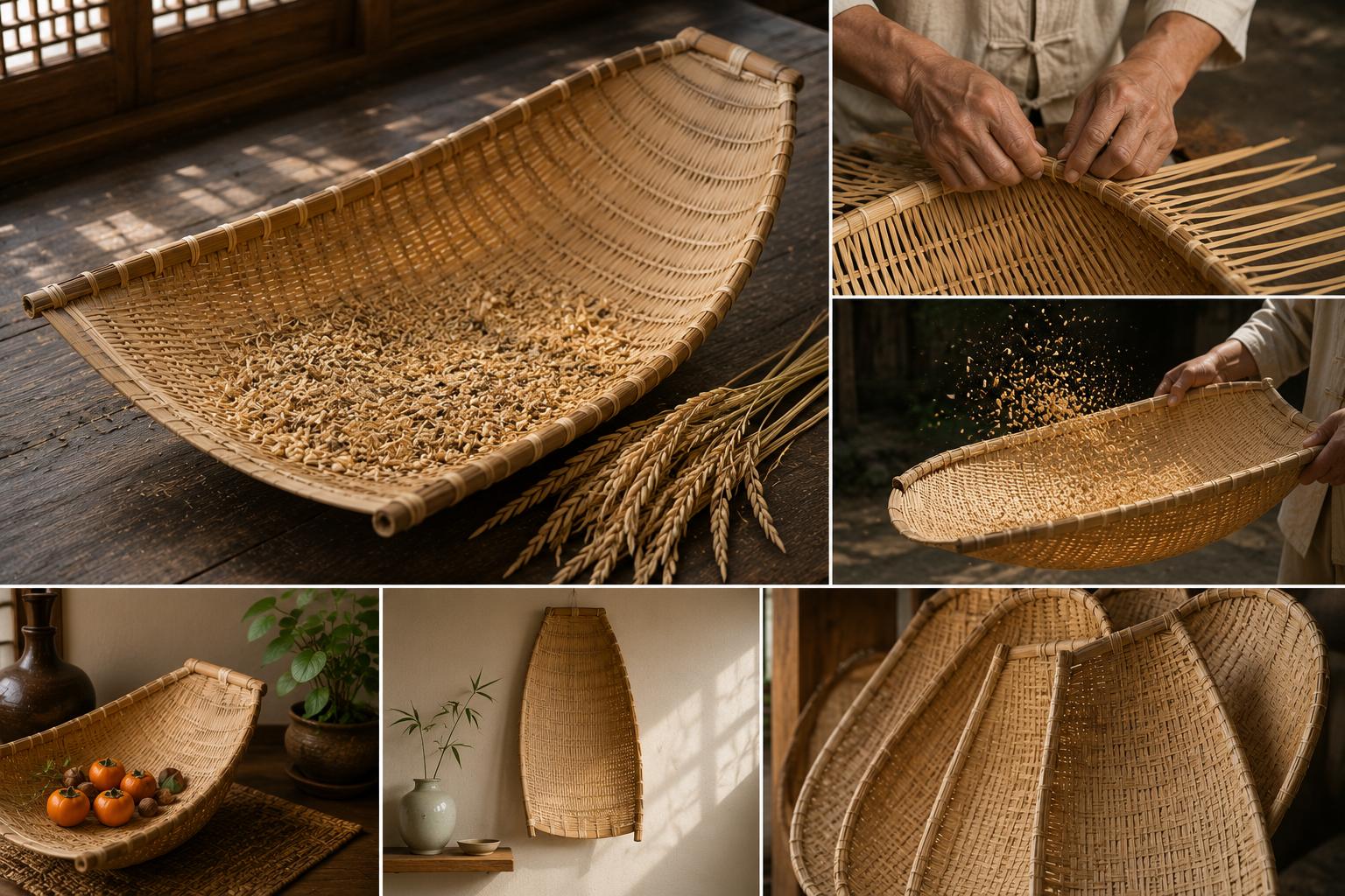 Ki (키): The Traditional Korean Bamboo Winnowing Tray