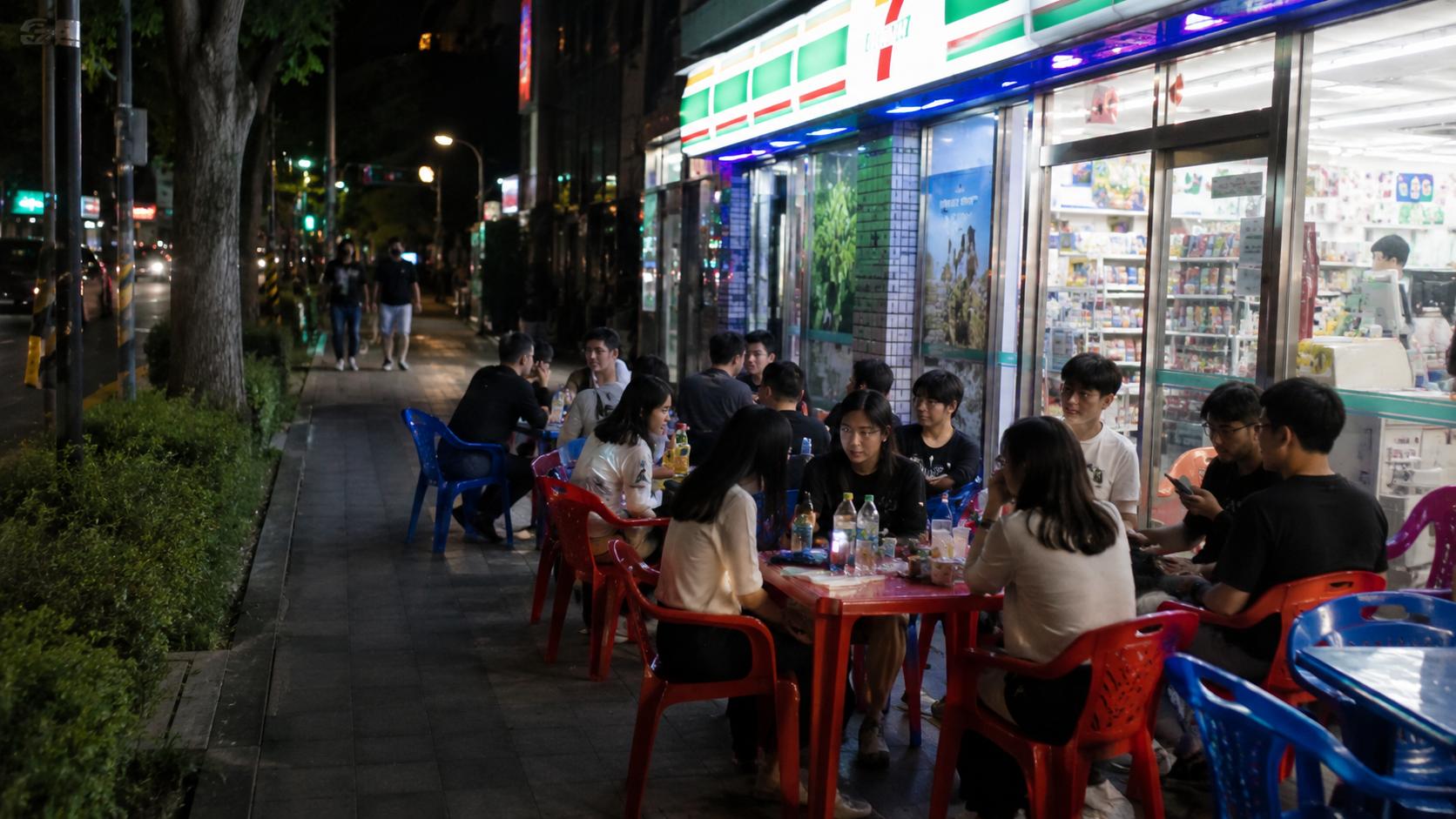 Why Korean Convenience Stores Double as Social Spaces