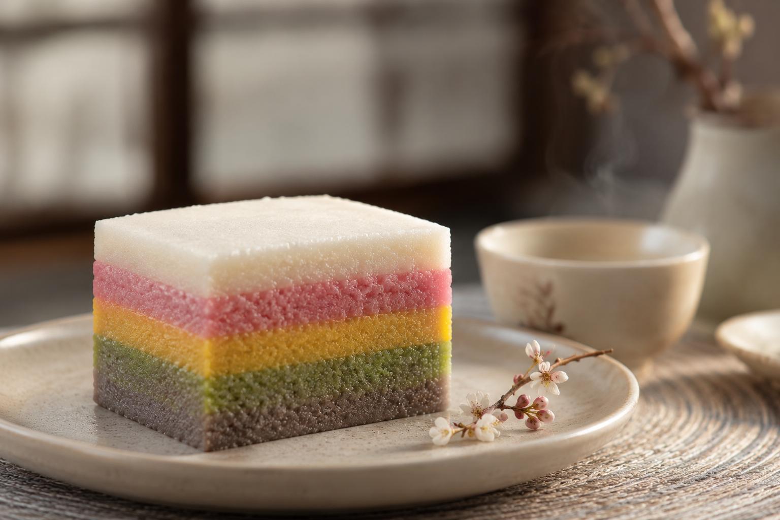Mujigae-Tteok: The Korean Rainbow Rice Cake That's More Than a Pretty Dessert
