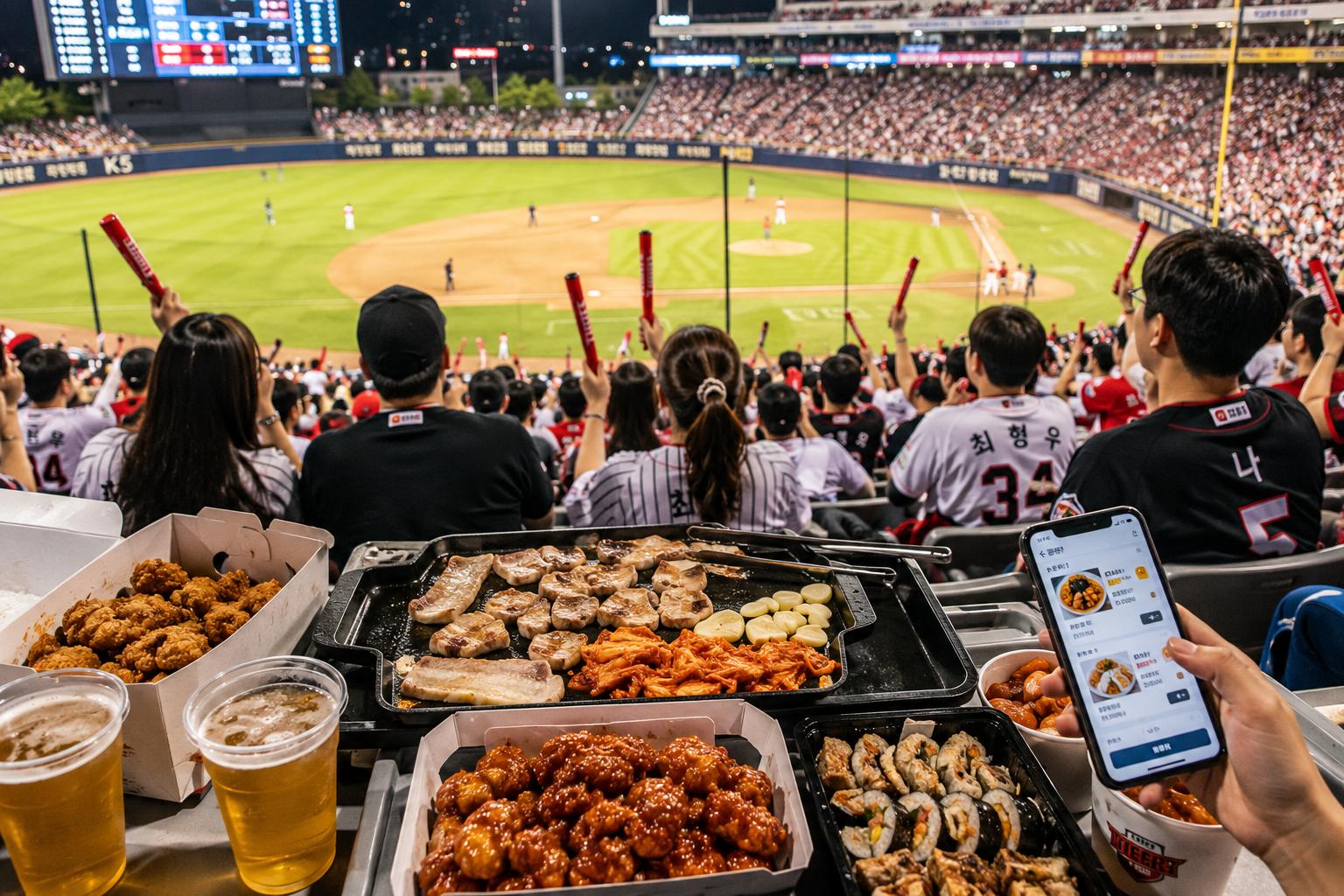 The Stadium Feast: Why Food is Half the Fun of Korean Baseball