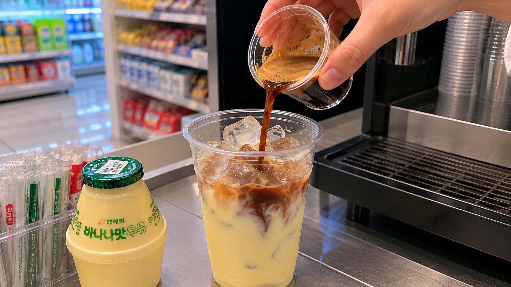 How Korean Convenience Stores Created the Banana Milk Coffee Trend