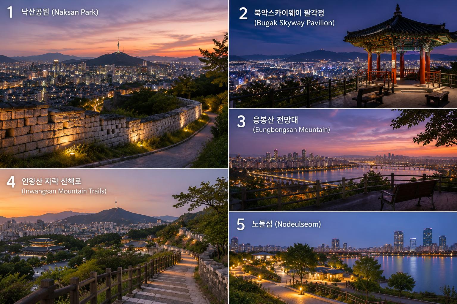 Free Viewpoints in Seoul: 5 Places for Stunning City Views