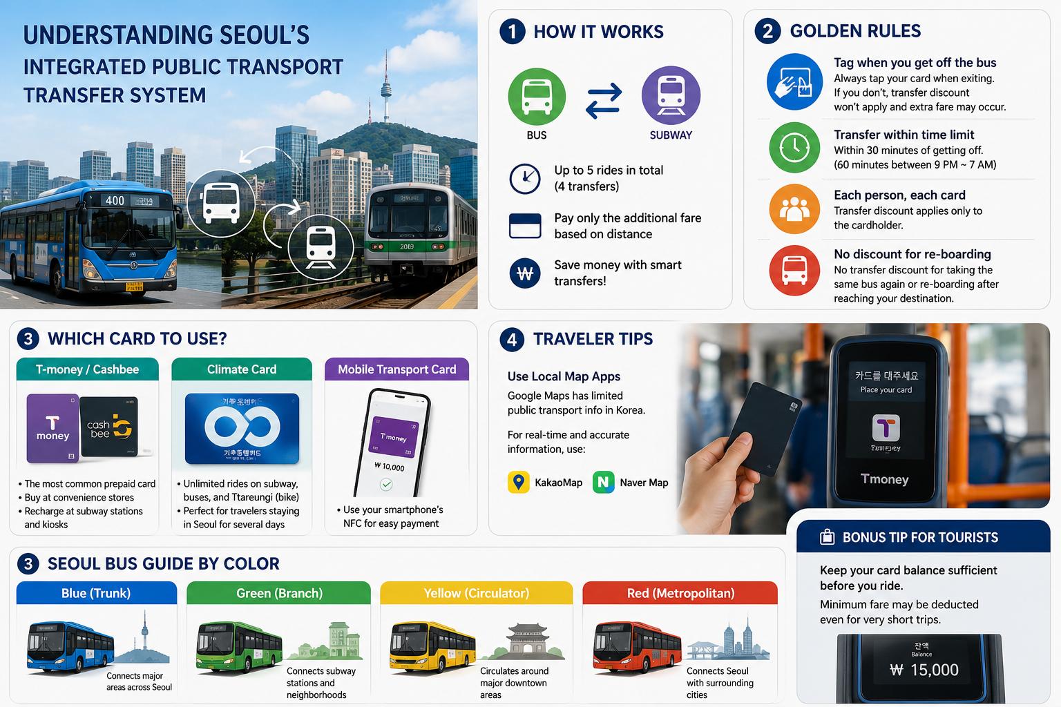 Understanding Seoul’s Integrated Public Transport Transfer System