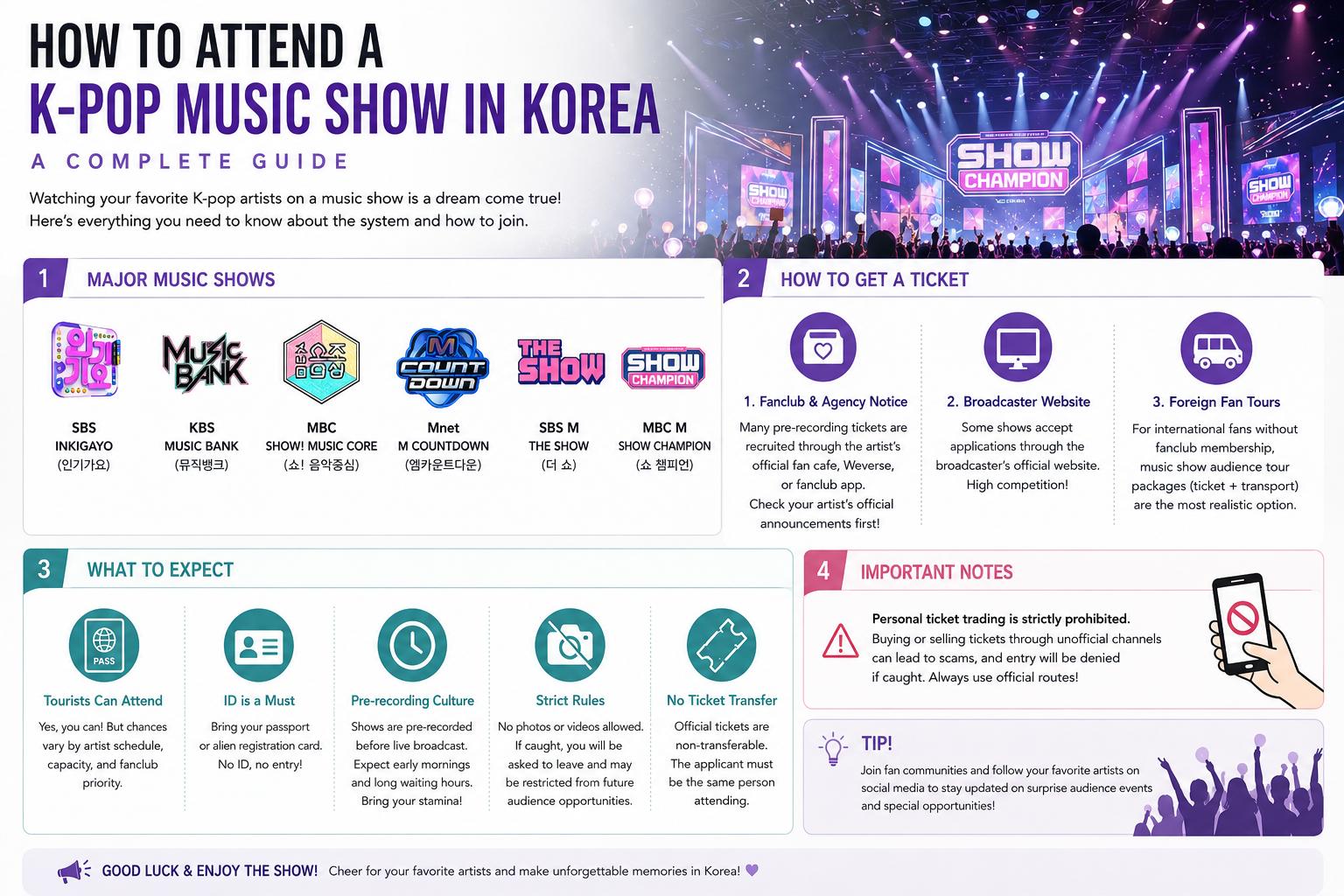 How to Attend a K-Pop Music Show in Korea: A Complete Guide