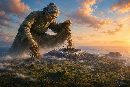 [Jeju Myth] Seolmundae Halmang: The Giant Goddess Who Shaped Jeju