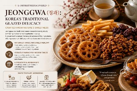 [K-Dessert] Jeong-gwa: A Traditional Korean Glazed Fruit Delicacy