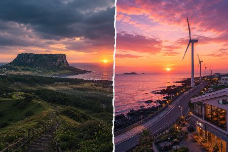 Raw Nature vs. Emerald Sunsets: The Ultimate Jeju Travel Dilemma (East vs. West)