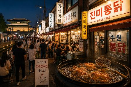 The Crispy History: Exploring Suwon Chicken Street and the Famous Galbi Chicken