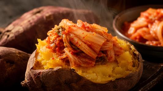 Why Koreans Eat Kimchi with Sweet Potatoes