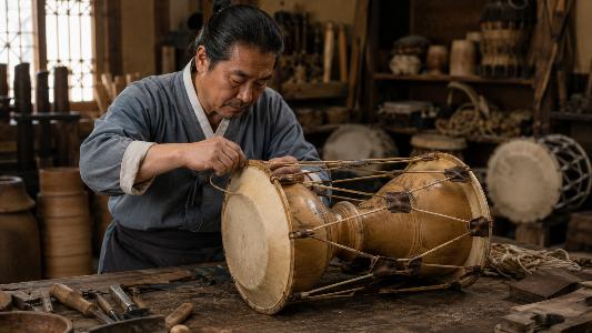 Akgijang: The Craftsmanship Behind Korea’s Janggu