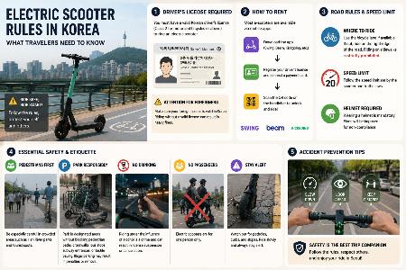 Electric Scooter Rules in Korea: What Travelers Need to Know
