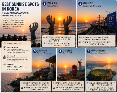 Best Sunrise Spots in Korea: 5 Iconic Destinations Worth Waking Up Early For