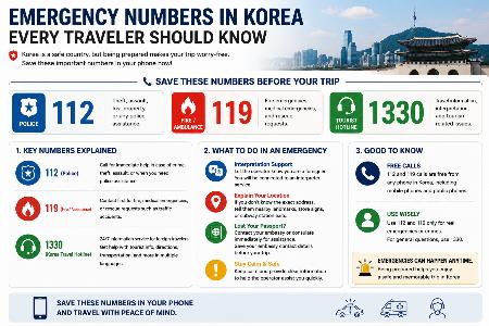 Emergency Numbers in Korea Every Traveler Should Know